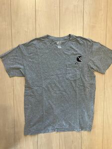 スーパーマリオ　ユニクロ　ポケットTシャツ