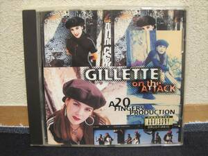 【 GILLETTE ジレット / on the ATTACK 】 輸入盤 12センチ CD アルバム 【 廃盤 希少 レア盤 】