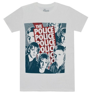 THE POLICE ポリス Halftone Faces Tシャツ Lサイズ オフィシャル
