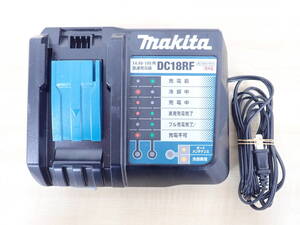 makita マキタ 純正 急速充電器 DC18RF 14.4V-18V用 USB端子付 動作確認品 激安1円スタート