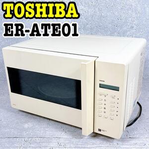 超希少 極美品 東芝 ER-ATE01 電子レンジ ヘルツフリー デザイン家電 TOSHIBA トウシバ atehaca アテハカ　