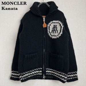 【新品同様】MONCLER×Kanata カウチンニット ブラック 36