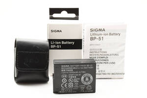 ★美品★ SIGMA シグマ BP-51 LI-ION BATTERY【SIGMA fp fpL用】純正バッテリー アクセサリー #1928