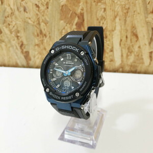 CASIO カシオ G-SHOCK GST-S300G ブラック メンズ 腕時計 電波ソーラー [jgg]