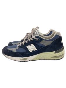 NEW BALANCE◆ローカットスニーカー/US10/NVY/スウェード/M991NV