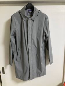 美品 レア パタゴニア SP14 コート STY27665 シルバー Lサイズ Patagonia coat　フード脱着可能　