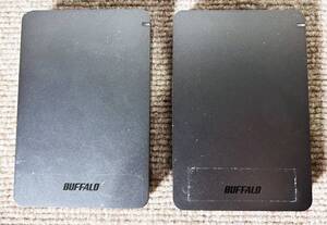 ジャンク扱い品 中古★2個セット！　BUFFALO/バッファロー　ポータブルハードディスク　2TB【HD-PGF2.0U3-BBKA】EEHT