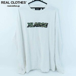 ☆XLARGE/エクストララージ ロゴ プリント 刺繍 長袖 Tシャツ 101229011001/XL /000