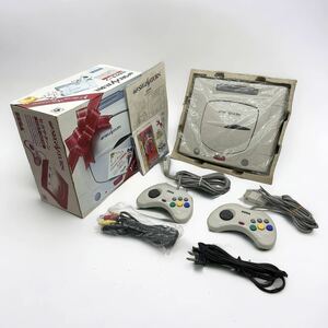 SEGA セガ Sega Saturn セガサターン 本体 クリスマスナイツ冬季限定版 付属品完備 通電確認済み 現状品