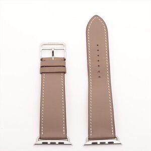 ■ 1円 ～ 正規 中古 参定5.7万■ エルメス HERMES ■ アップルウォッチ シンプルトゥール アトラージュ 44mm ■ エトゥープ グレー B刻