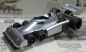 ☆激レア絶版*EXOTO*1/18*1976 Tyrrell Ford P34 Aluminum Finish*アルミ≠BBR