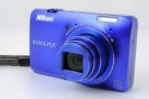 訳あり品 Nikon ニコン COOLPIX クールピクス S6300 ブルー コンパクト デジタルカメラ デジカメ 現状品 1025