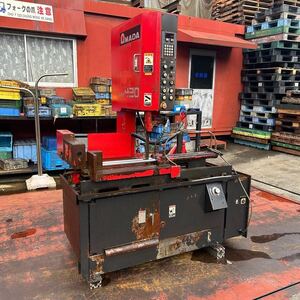 T8879 AMADA アマダ 立型バンドソー VM420 2006年製 切断能力:420×300×150 三相200V50/60Hz【動作確認済】