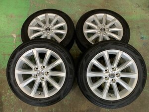 [中古] クラウン純正 17インチホイール + [中古] MOMO 215/55R17 2021年製 4本セット！クラウン,カムリetc.