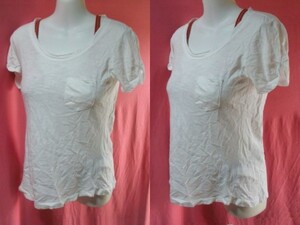 ＵＳＥＤ BANANA REPUBLIC Ｔシャツ サイズＸＳ 白色