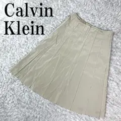 Calvin Klein フレアスカート ライトベージュ 2 B1217