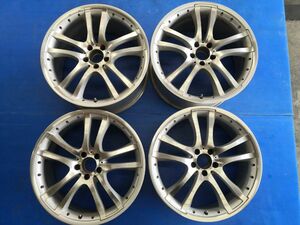 【中古】.☆SUPPLICE BSSV☆20×9J/10J 112-5H+38 ハブ径66.5mm(実測)☆ベンツ車に♪4本セット