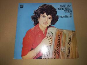 L1252◆LP / イべット・オルネ YVETTE HORNER （アコーディオン）/ 輝くコンチネンタル・タンゴ