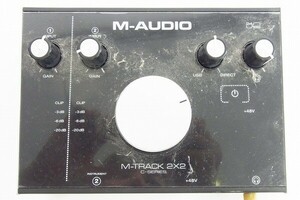 E745-Y33-1031 M-AUDIO M-TRACK 2×2 インターフェイス 現状品②