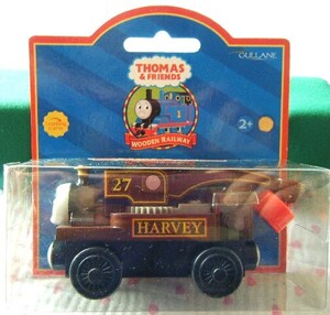 きかんしゃトーマス　THOMAS&FRIENDS　WOODEN RAILWAY　木製レールシリーズ　「HARVEY」　@ラーニングカーブ社製