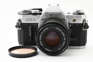 ★実用品★ キヤノン CANON AE-1 + NEW FD 50mm F1.8 ★シャッター全速OK★ #0805 #120320 #08001