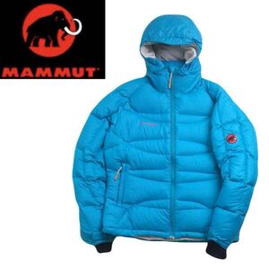 好配色 最高級 肉厚極暖 MAMMUT 650+ フード2way 撥水防風 腕ロゴ刺繍 ダウンジャケット パーカー メンズM マムート アウトドア 2411228