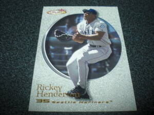 【Rickey Henderson(SEAマリナーズ)】 2001 Fleer カード