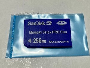 SanDisk サンディスク MEMORY STICK PRO DUO メモリースティックデュオ 256MB 1枚 フォーマット済み 動作確認済みジャンク品