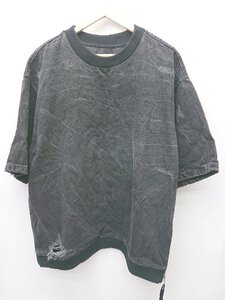 ◇ ⊂ ZARA ザラ デニム調 半袖 Tシャツ サイズEUR L USA L MEX 42 ブラック メンズ P