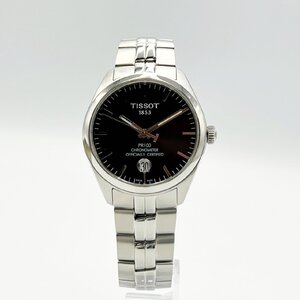 TISSOT ティソ T101.408.11.051.00 PR100 機械式自動巻き 黒文字盤 ブランド メンズ ウォッチ 保証書付き 裏スケ 腕時計