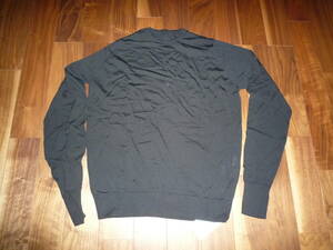 新品未使用　uniform experiment TURN BACK CUFF CREW NECK KNIT BLACK Lサイズ