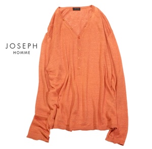 ジョセフオム JOSEPH HOMME 上質 リネン Vネック カットソー 