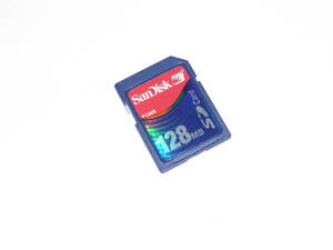 動作保証！SanDisk ＳＤカード 128MB