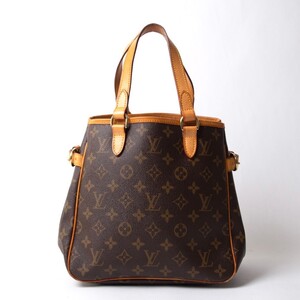 1円スタート★ルイヴィトン M51156 ハンドバッグ モノグラム バティニョール ブラウン系 LOUIS VUITTON 中古 レディース