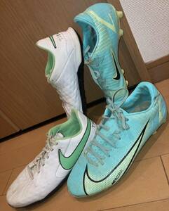 2足セット　NIKE ナイキ マーキュリアル ヴェイパー 14 アカデミー HG MERCURIAL & ティエンポ レジェンド アカデミー Jr. TIEMPO