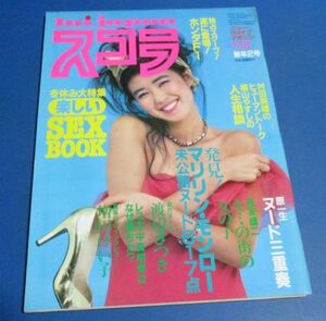 ピ15）スコラ1983年1/13　萬田久子表紙/マリリン・モンロー、渡辺さつき、増田けい子インタビュー、長友健二山田広美、ギャルコン、ＯＡＯ