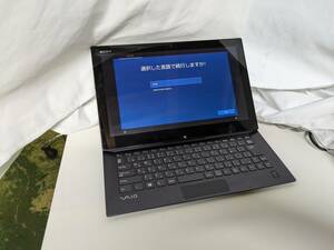 ノートパソコン/タッチパネル　SONY VAIO SVD1323SAJ Core i5-4200U　1.60GHｚ /メモリ：4GB/SSD:128