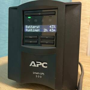 【ジャンク】※通電のみ確認済み　APC 無停電電源装置 Smart-UPS 500 SMT500J 