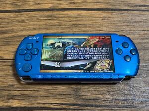 SONY PSP-3000 ブルー プレイステーション ポータブル J