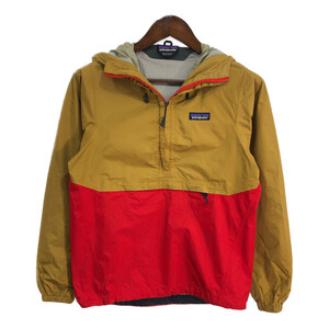 patagonia パタゴニア トレントシェル ハーフジップ プルオーバー マウンテンパーカー ブラウン (メンズ XXS) 中古 古着 R3426