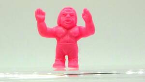 プロレスラー　消しゴム　金狼　上田馬之助　ピンク　　　ヒール　フィギュア　 Japanese professional wrestler figure　Umanosuke Ueda