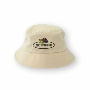 FRUIT OF THE LOOM フルーツオブザルーム リサイクル バケットハット BEIGE ベージュ ナチュラル レディース メンズ ユニセックス 帽子