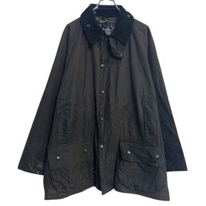 Barbour オイルドジャケット c44 ダークブラウン バブアー ジップアップ 00s ビューフォード 裏チェック 古着卸 アメリカ仕入 a612-6916