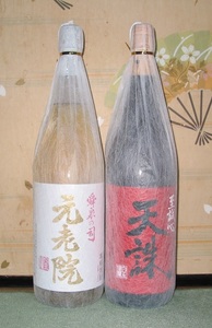 送料無料あり！本格芋麦/米焼酎（元老院/天誅）1800ml×6本セット100円スタート