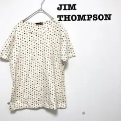 JIM THOMPSONジムトンプソン　半袖カットソー　Tシャツ　象柄　総柄　綿