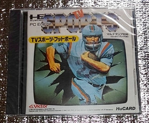 ★新品・未開封★ TVスポーツフットボール ビクター JC63008 PCエンジン(HuCard) Victor PC-Engine ☆彡。　フットボールゲーム☆彡。