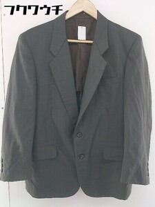 ◇ FARAGO ファラゴ 背抜き 肩パット 2B 長袖 テーラードジャケット サイズ 94 AB4 グレー メンズ
