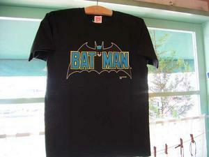 ★ 限定 メディコム BATMAN Tシャツ ”バットマン・ロゴ” (BK・S) 未使用品 ★ 保管コレクション整理