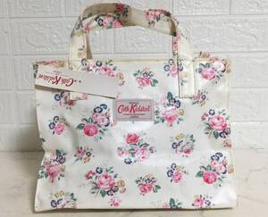 no31133 Cath Kidston キャスキッドソン エナメル PVC 花柄 ハンド トート バッグ