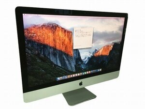 ATG56789相 Apple iMac A1419 27インチ 5K Retinaディスプレイ Core i5 3.2GHz メモリ8GB HDD1TB ジャンク 直接お渡し歓迎